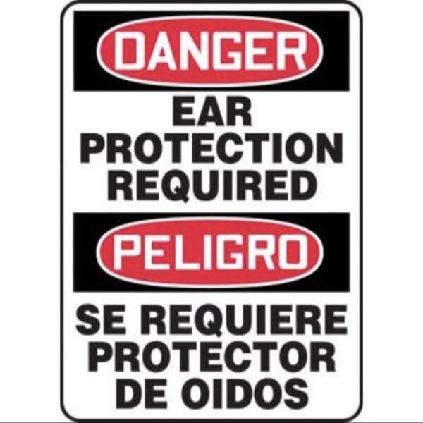 Accuform BILINGUAL OSHA DANGER Safety Sign HARD SBMPPA027XT - main